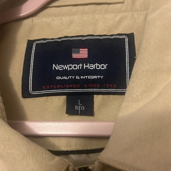 🧥Newport Harbor sand color jacket size L - Picture 3 of 7